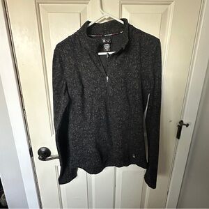 Spyder Black/Gray Activewear Pullover Size M